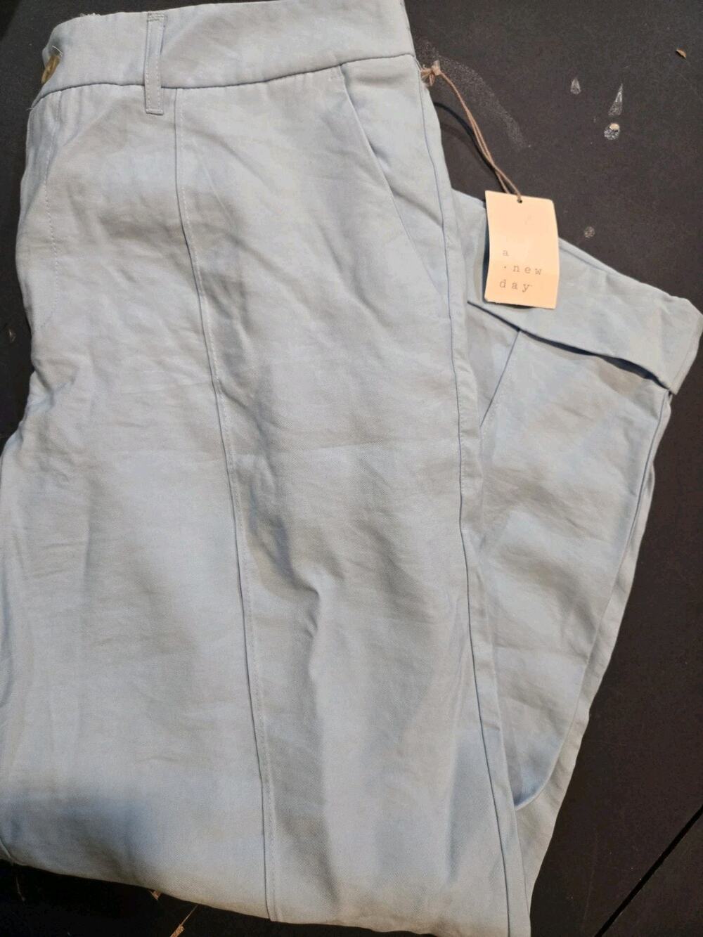 A New Day Womens Pants Light Blue Size 14 New With Tags